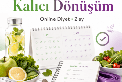 Kalıcı Dönüşüm online diyet paketi